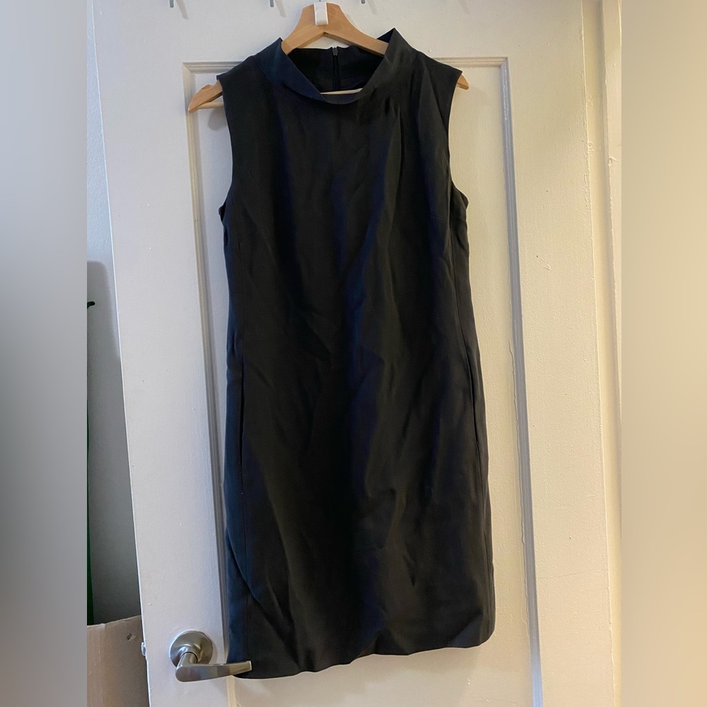 Max Mara mock neck mini dress—size 42